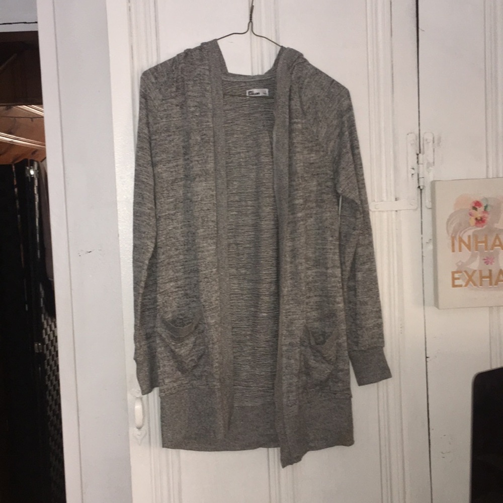 Grey cardigan